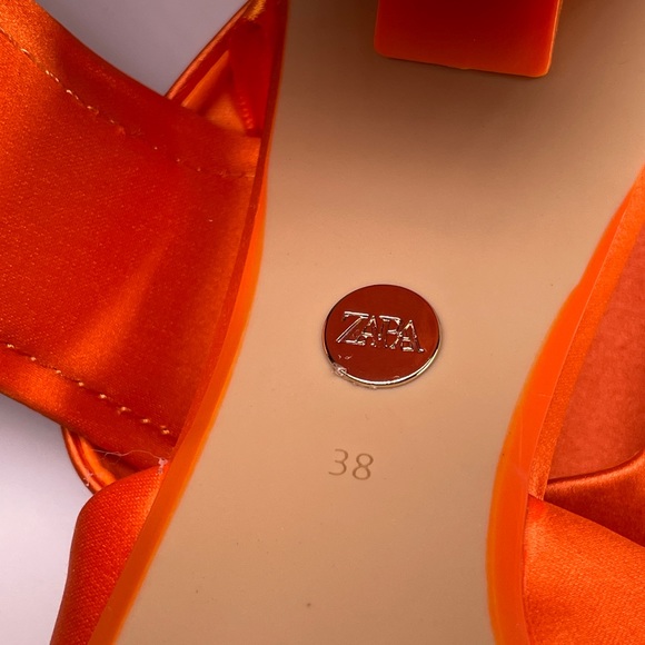 Zara sateen mules - Picture 7 of 9